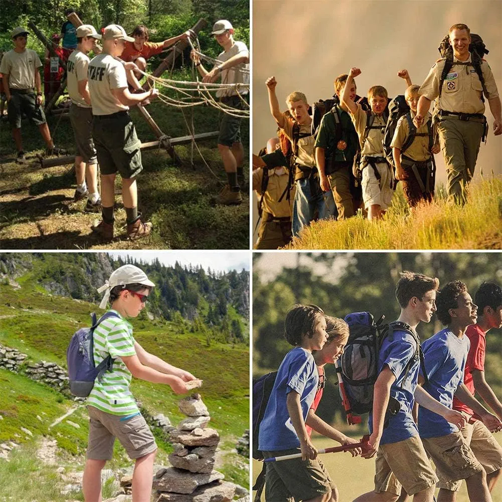 Boy’s Convertible Hiking Pants Lightweight Quick Dry Zip Off Pants for Kids Youth Outdoor UPF 50  Casual Cargo Trousers