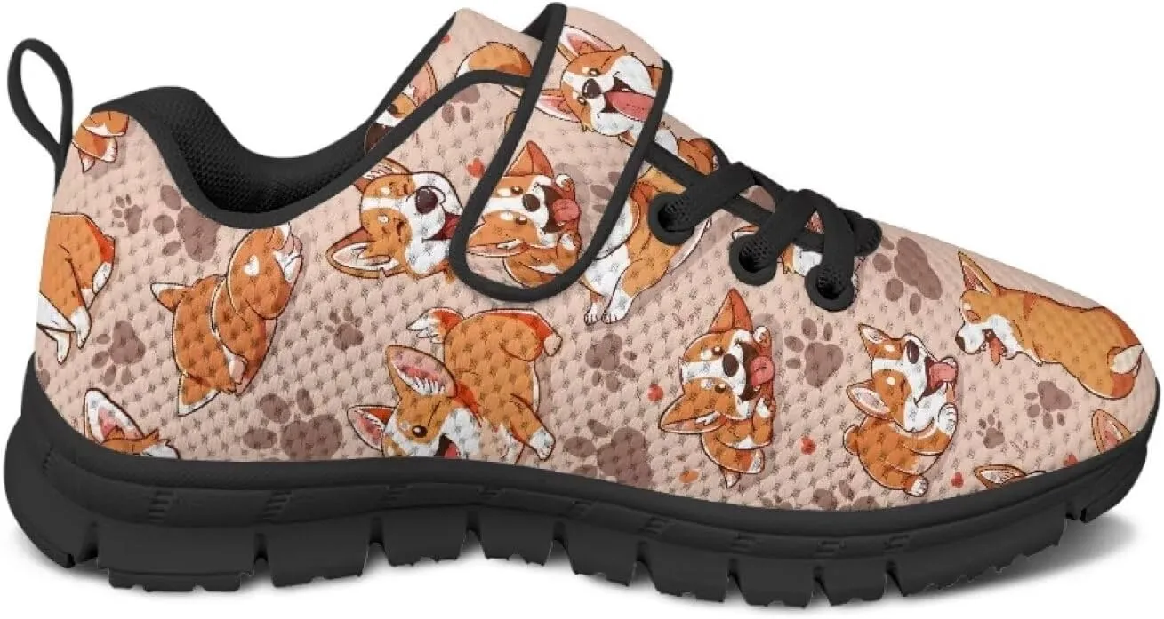 Boys Running Shoes Non-Slip Girls Slip On Shoes Lightweight Comfortable