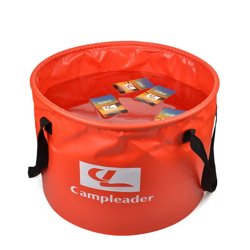 Brand Outdoor Camping Water Buckets 10L-30L Hiking Camping Folding Washing Foldable Water Buckets 6001