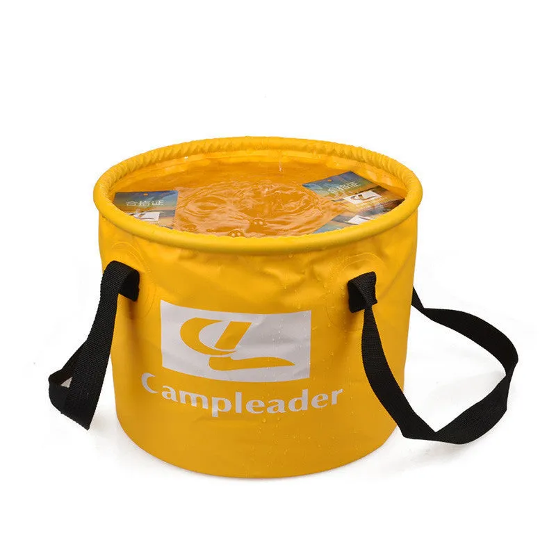 Brand Outdoor Camping Water Buckets 10L-30L Hiking Camping Folding Washing Foldable Water Buckets 6001