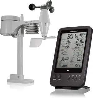 BRESSER Weather Station 5-in-1 Weather Center with All-in-One Outdoor Sensor