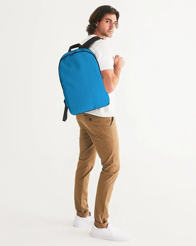 Bright Blue Cyan Waterproof Backpack | Bright Pure Blue Cyan | C100M25Y0K0