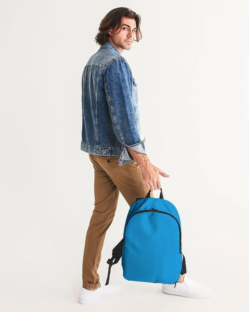 Bright Blue Cyan Waterproof Backpack | Bright Pure Blue Cyan | C100M25Y0K0