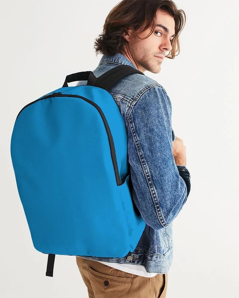 Bright Blue Cyan Waterproof Backpack | Bright Pure Blue Cyan | C100M25Y0K0