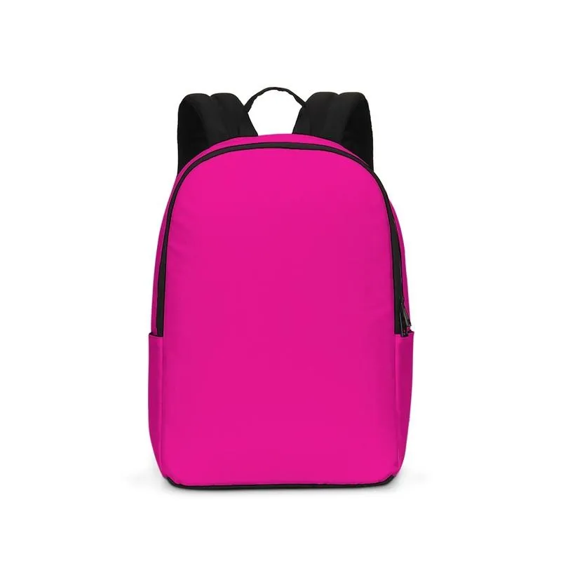 Bright Magenta Waterproof Backpack | Bright Pure Magenta | C0M100Y0K0