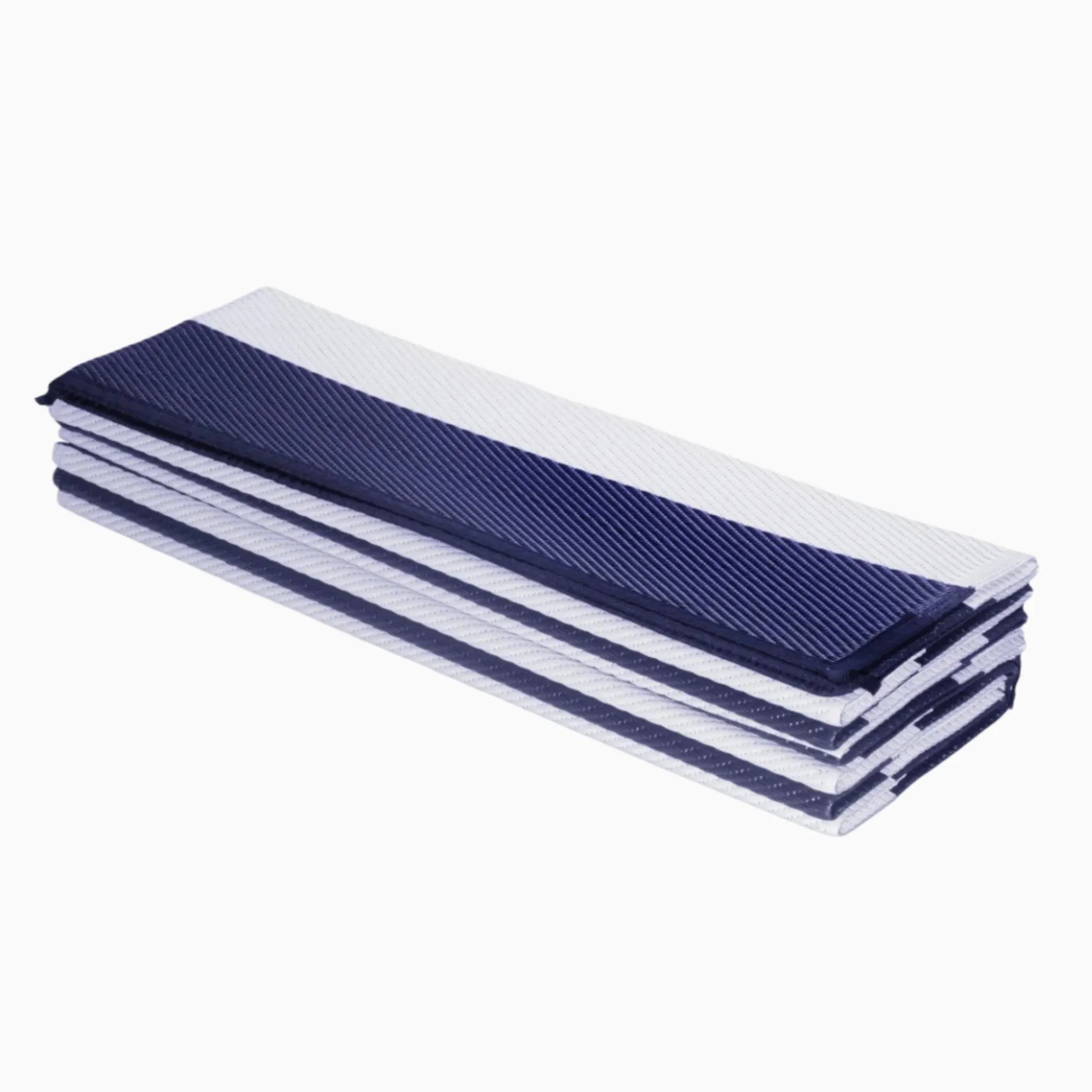 Brittany Stripe - Blue & White (9' x 12') Foldable Rug