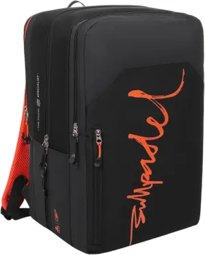 Bullpadel Backpack BPM-25008 IONIC 2025 | Lightweight Padel Bag with Thermo Compartments for 4 Padel Rackets | Ventilated Section for Shoes & Clothes | Durable 600D Polyester | With Laptop Storage