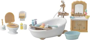 Calico Critters Country Bathroom Set - Toy Dollhouse Furniture and Accessories Set for Ages 3 