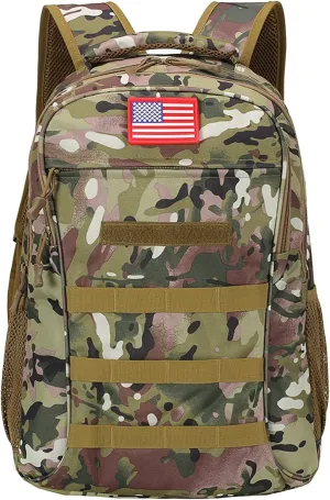 Camo Backpack,Boys Backpack for Scool Military,40L Army Bookbag Waterproof for Middle Elementary