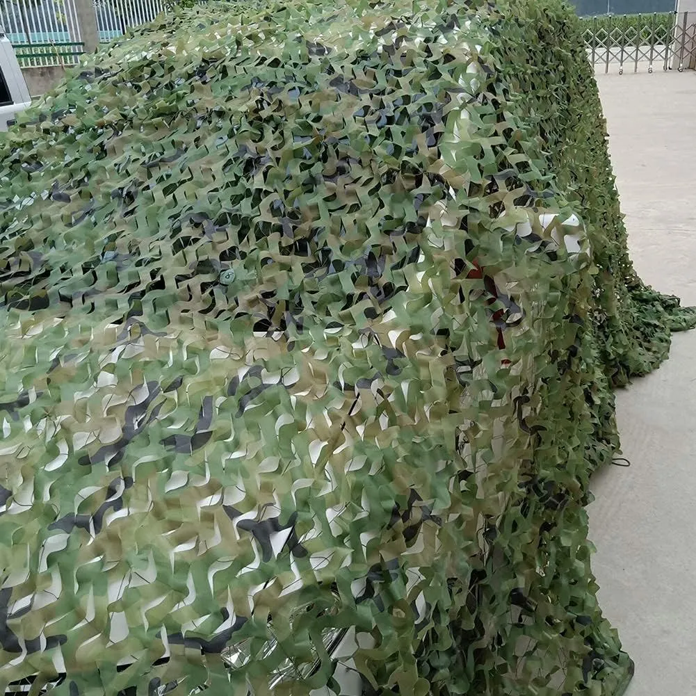 Camouflage Net Camo Netting Hunting Blinds Military Mesh for Car Covers Tent Shade Camping Sun Shelter Shooting Hunting Party Decoration Photography Background