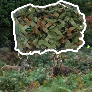 Camouflage Net Camo Netting Hunting Blinds Military Mesh for Car Covers Tent Shade Camping Sun Shelter Shooting Hunting Party Decoration Photography Background