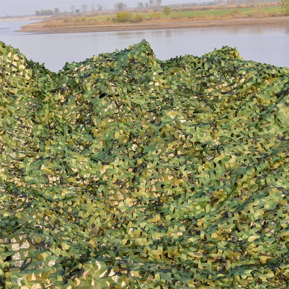 Camouflage Net Camo Netting Hunting Blinds Military Mesh for Car Covers Tent Shade Camping Sun Shelter Shooting Hunting Party Decoration Photography Background