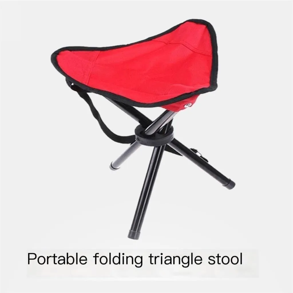 Camp Stool Outdoor Portable Stool Fishing Stool Camping Folding Chair Small Bench Mazar Camping Dormitory Small Stool Camping Stool(Green)