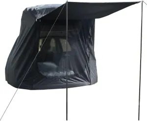 Camper Shade Awning Canopy with Complete Kits for Audi e-tron/Q4 e-tron/Q8 e-tron/Cabriolet/Coupé, Waterproof UV Protection, Easy Set Up, Ultra-Durable Camping Tent,1 Style 1-A Black