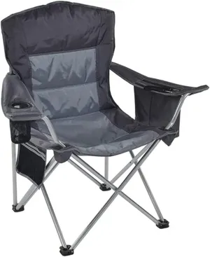 Camping Chair Camp Chair Padded Deck Chair Lightweight Durable Compact Portable Folding Fishing Chair Beach Casual Backrest Chair with Side Pockets Folding Chairs Outdoor Fishing Chair (Col