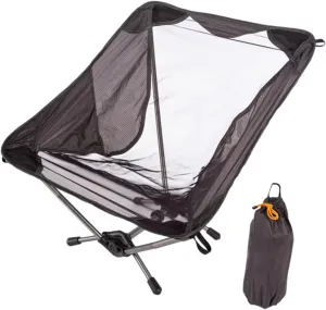 Camping Chair - Low Profile Folding Chair for Camping, Beach, Picnic, Barbeques, Sporting Event with Carry Bag