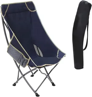 Camping Chair Outdoor Chair Foldable Chair Ultralight Folding Camping Chair With Backrest Leisure Beach Seat With Mesh External Hanging Bag Portable Backpack Chair Folding Camping Chair ( Color : A )