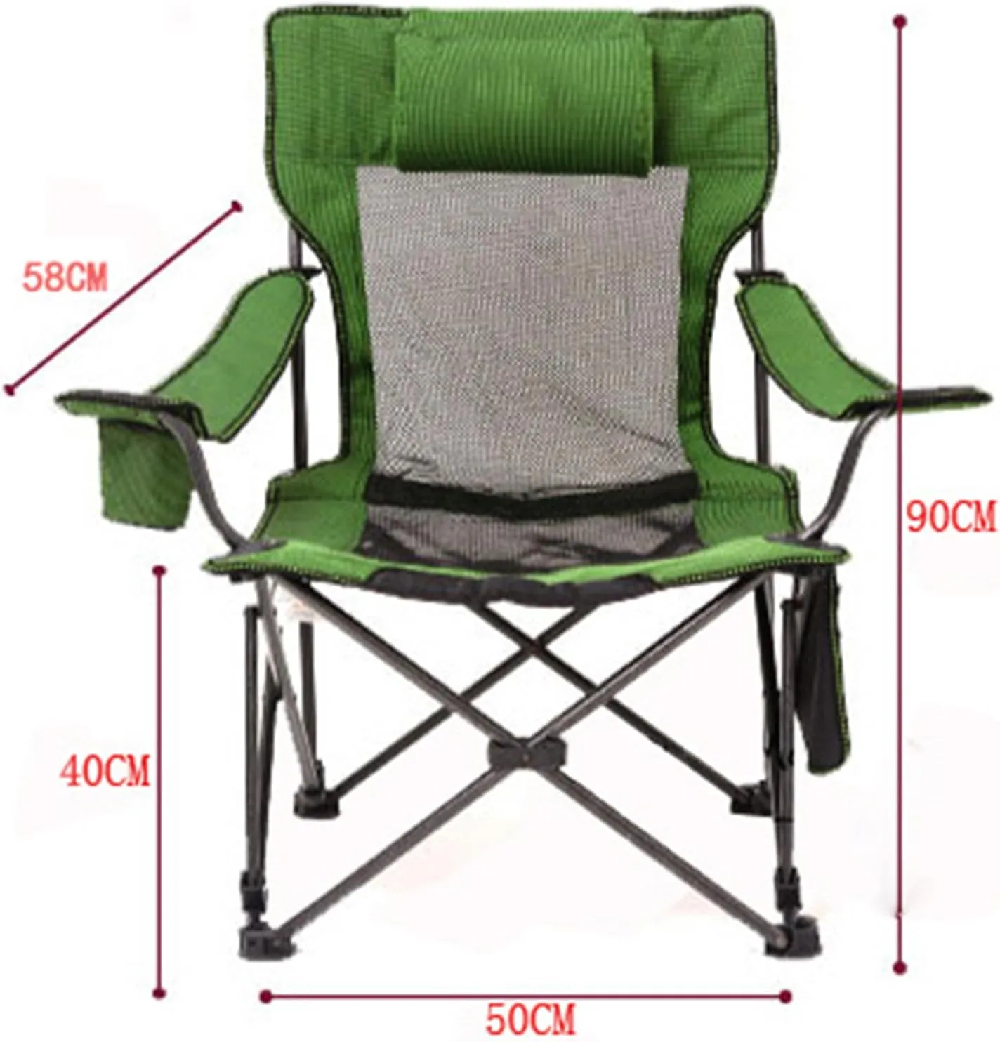 Camping Chair with Footrest,Outdoor Zero Gravity Chair Foldable Recliner Adjustable Patio Lounge Side Cup Holder Tray