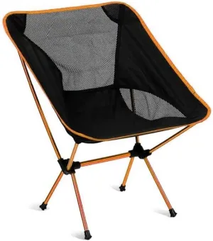Camping Chairs Portable Camping Chair Outdoor Lightweight Aluminum Moon Chair Leisure Camping Fishing Chair Folding Stool Portable Folding Chair (Color : D)
