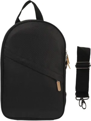 Camping Cooking Utensil Bag, Cooking Utensil Travel Bag Polyester Fiber Multifunctional Portable Camping Cookware Organizer Storage Bag for Outdoor BBQ Travel (Black)
