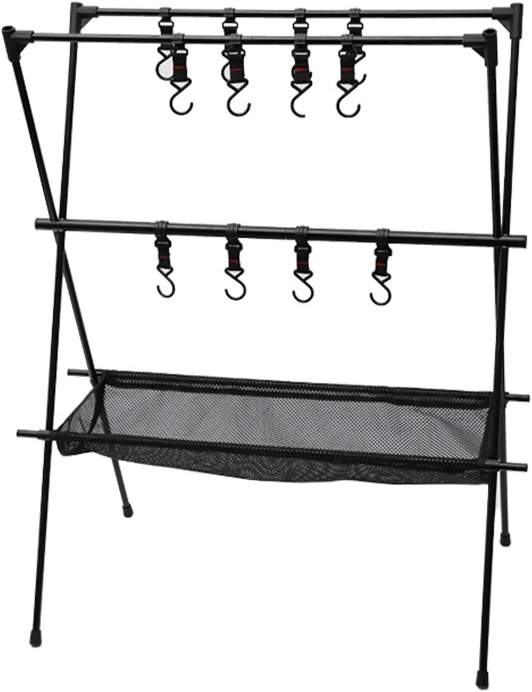 Camping Cookware Hanging Rack,Camping Tools Hanging Organizer,Multilayer Camping Cookware Hanging Rack Stand for Outdoor BBQ Picnic Cookware Party,Space Saving
