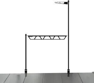 Camping Cookware Rack | Desktop Cookware Storage Stand - Metal Cutlery Holder, Portable Removable Tool Organizer for Camping Picnic BBQ Outdoor Fishing