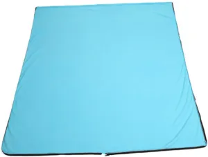 Camping Fleece with Storage Bag Lightweight for Hiking Outdoor Activities and Home Use Sky Blue
