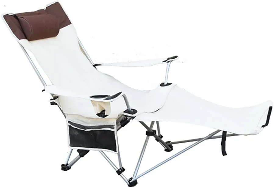 Camping Folding Deck Chairs, Portable Fishing Beach Lawn Garden Barbecue Recliner, Sunbathing Backyard Simple Sun Bed, Sports Events, Tailgating Party, Director Chair,C