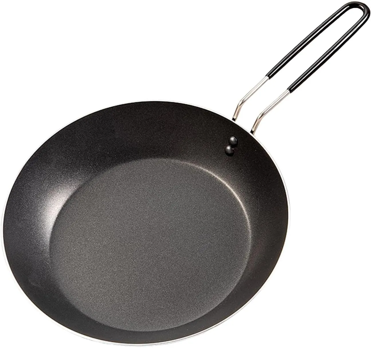 Camping Fry Pan Non Stick Skillet Heat Resistant Portable Cookware Foldable Handle for Fishing Kitchen Travel BBQ Backpacking