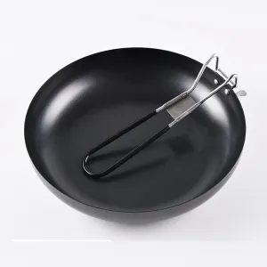Camping Frying Pan, Outdoor Cooking,Nonstick Frypan Fodable Camping Skillet with Folding Handle, Outdoor Cookware for Backpacking, Cabin, Home, Gas, Induction Cooker