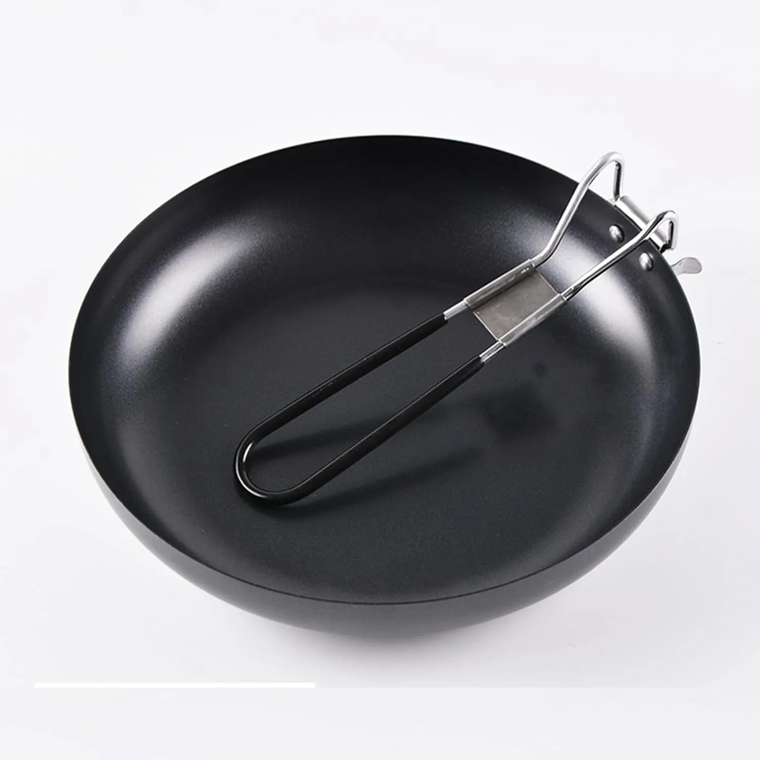 Camping Frying Pan, Outdoor Cooking,Nonstick Frypan Fodable Camping Skillet with Folding Handle, Outdoor Cookware for Backpacking, Cabin, Home, Gas, Induction Cooker