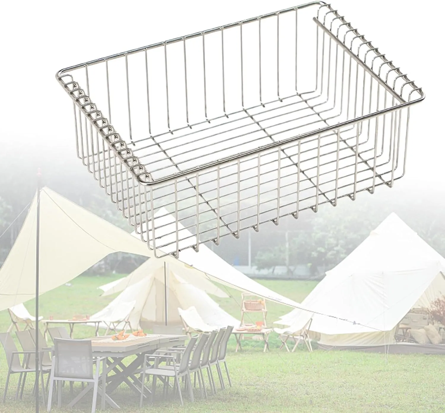 Camping Igt Table Accessories Camping Table Accessories Kitchen Picnic Camping Lightweight Combination Table Accessories, deep Drain Basket