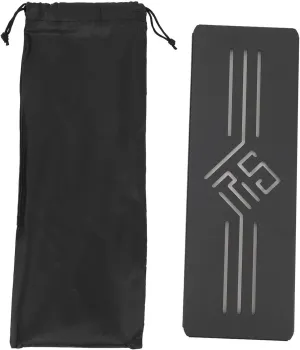 Camping IGT Table Board 0.5 Unit, Lightweight Detachable Aluminum Alloy Construction, Sand Blasted Black Outer layer, Multifunctional Use, Includes Storage , Compatible with IGT Un (FU board)
