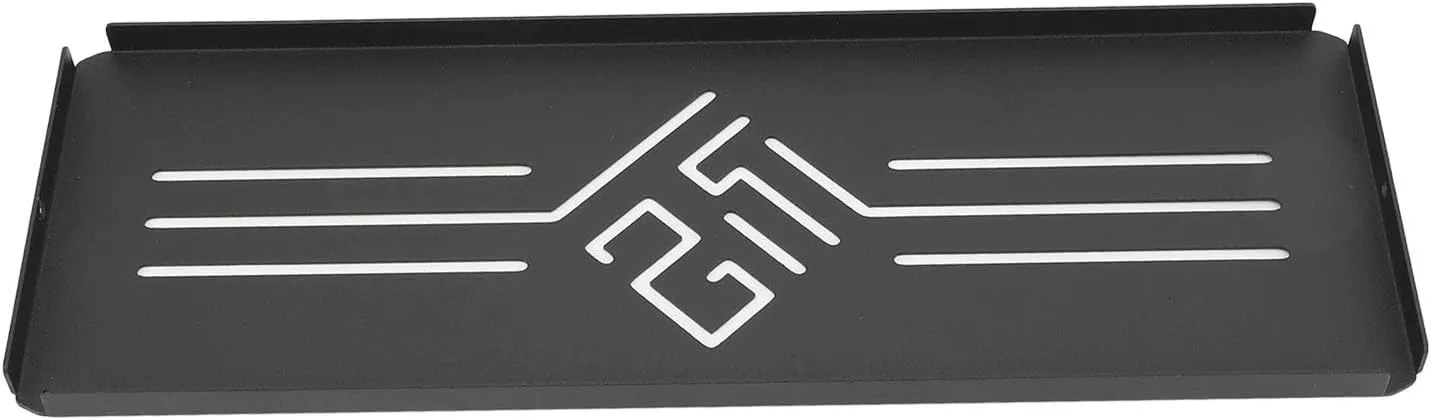 Camping IGT Table Board 0.5 Unit, Lightweight Detachable Aluminum Alloy Construction, Sand Blasted Black Outer layer, Multifunctional Use, Includes Storage , Compatible with IGT Un (FU board)