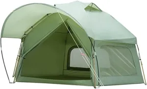 Camping Instant Tent for 5-8 People, Waterproof Windproof Family Cabin Tent with Rainfly, Easy Setup for Hiking, Mountaineering, and Outdoor Activities
