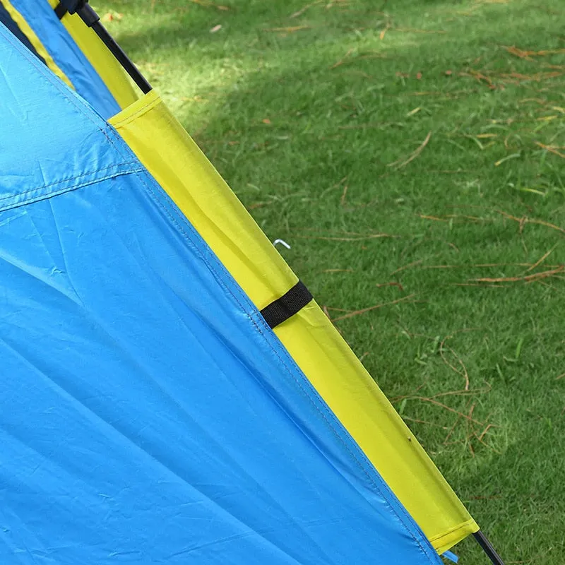 Camping Large Layer Singe Encrypted Tent Free shipping Automatic Person 6-8