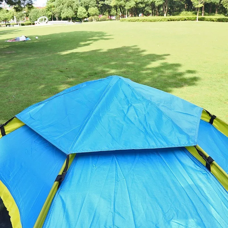 Camping Large Layer Singe Encrypted Tent Free shipping Automatic Person 6-8