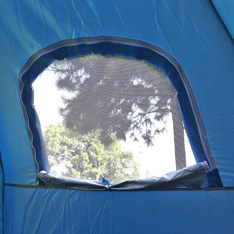 Camping Large Layer Singe Encrypted Tent Free shipping Automatic Person 6-8