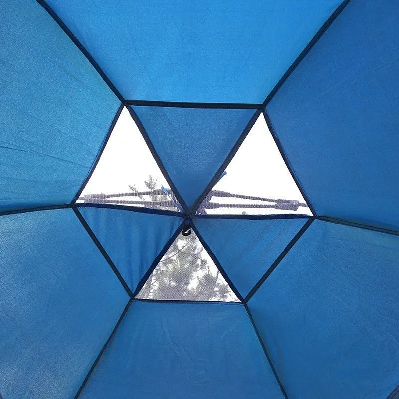 Camping Large Layer Singe Encrypted Tent Free shipping Automatic Person 6-8