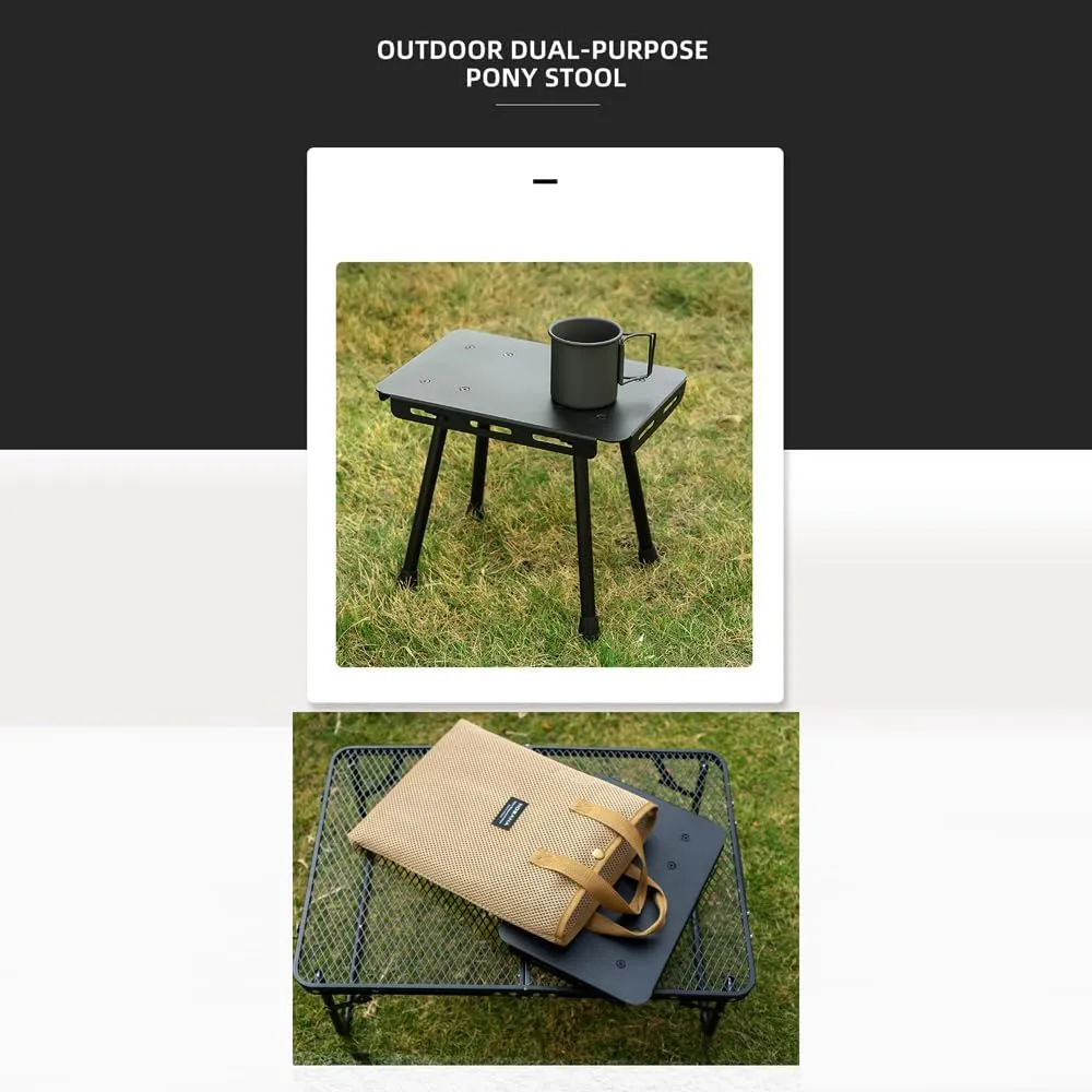 Camping Portable Foldable Table Compact Detachable Teapoy Aluminum Alloy Fishing S Garden Picnic Rest S