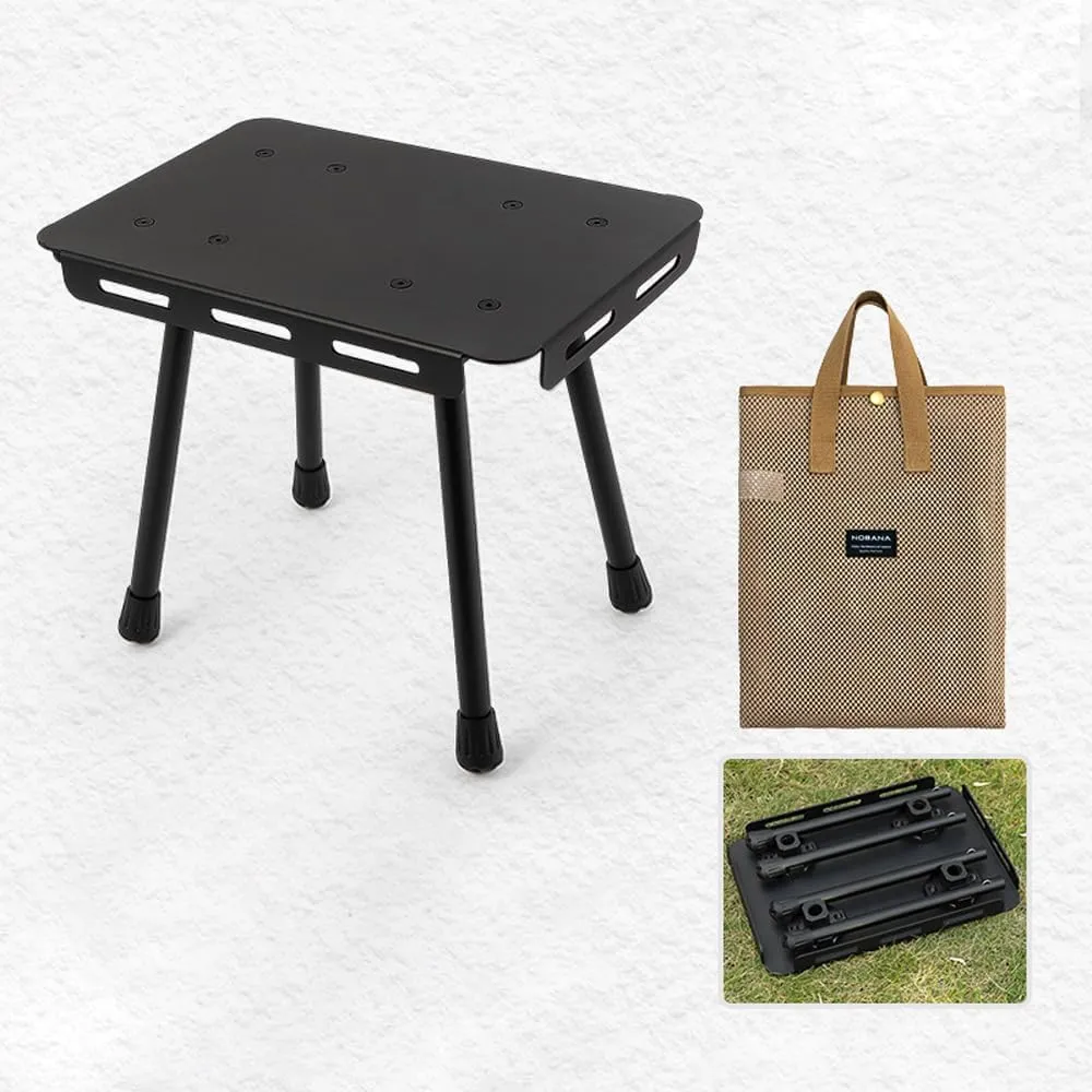 Camping Portable Foldable Table Compact Detachable Teapoy Aluminum Alloy Fishing S Garden Picnic Rest S