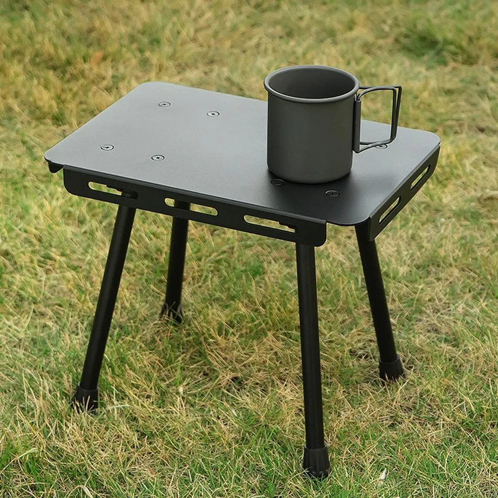 Camping Portable Foldable Table Compact Detachable Teapoy Aluminum Alloy Fishing S Garden Picnic Rest S