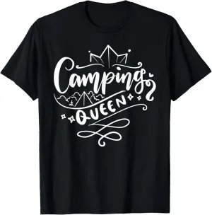 Camping Queen Adventure Camping Hiking T-Shirt