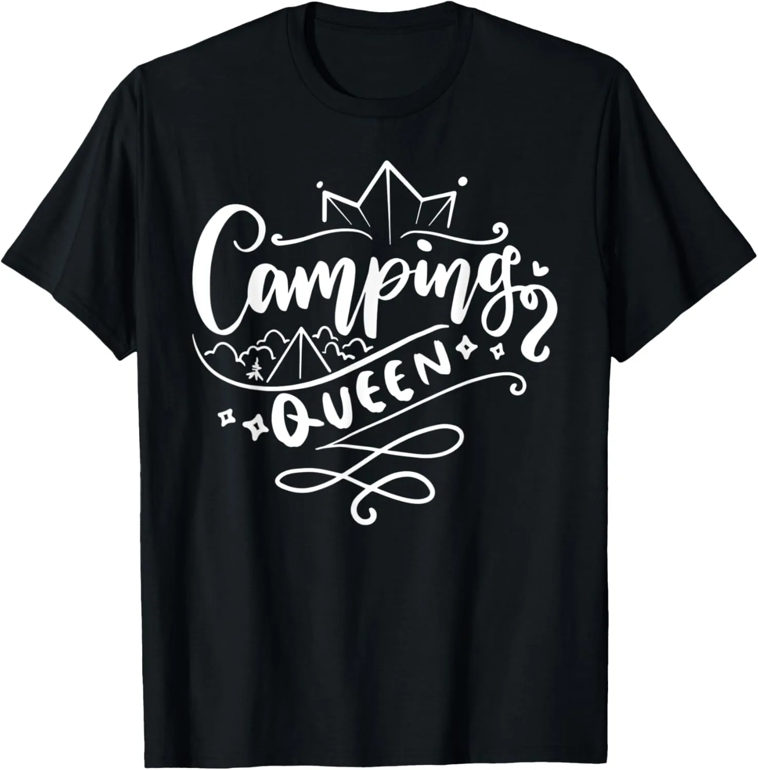 Camping Queen Adventure Camping Hiking T-Shirt