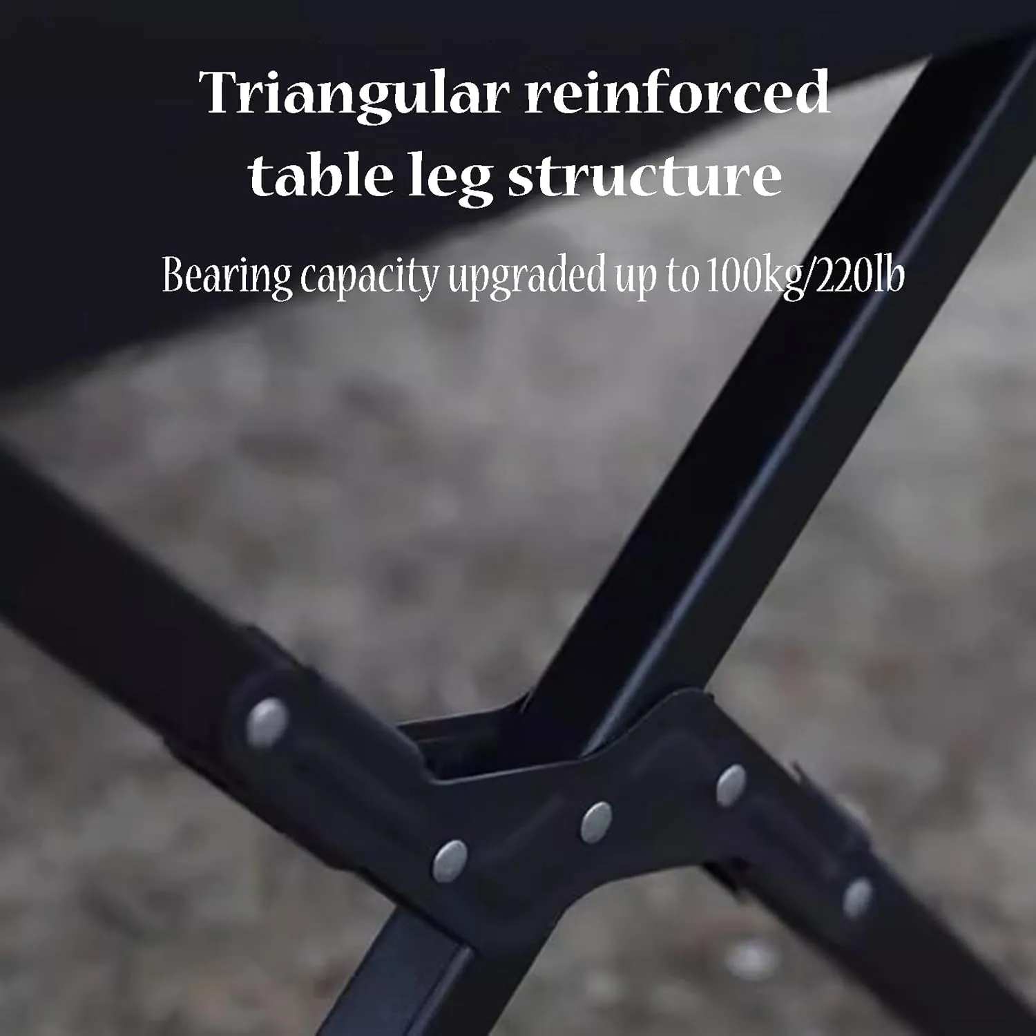 Camping Table Camping Folding Table Foldable Picnic Table Portable Roll Up Desktop Easy to Assembly for Indoor & Outdoor, Standard