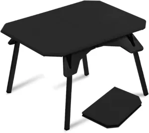 Camping Table Folding Portable Camp Side Table Lightweight Carry Bag Beach Outdoor Hiking Picnics BBQ Cooking Dining Kitchen(B)