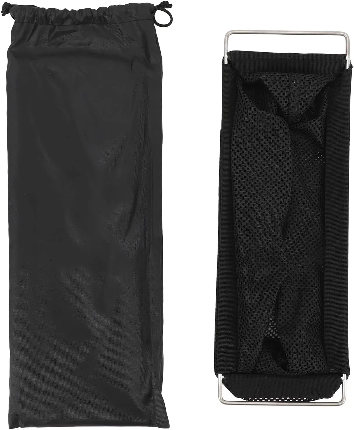 Camping Table Storage Pouch Efficient Organization Foldable and Portable for Camping Universal Folding Mesh Basket