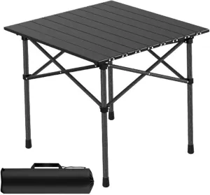 Camping Tables Foldable with Bag,Portable Picnic Folding,Lightweight Roll up Camp for Outside Travel BBQ Garden Sand