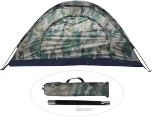 Camping Tent, Backpacking Tent 1 Person, Waterproof Windproof Tent with Rainfly Easy Set up Camping Tent for Outdoor Hiking, Lightweight Portable One Single Man Tent