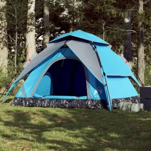 Camping Tent Dome 5-Person Blue Quick Release4,95KG